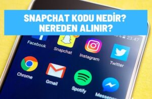 Snapchat kodu nedir